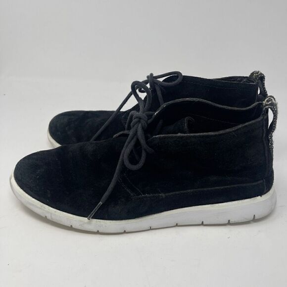 Ugg Men\'s Dustin Suede Leather Lace-Up Black Chukka Boots Size 9 main image 5